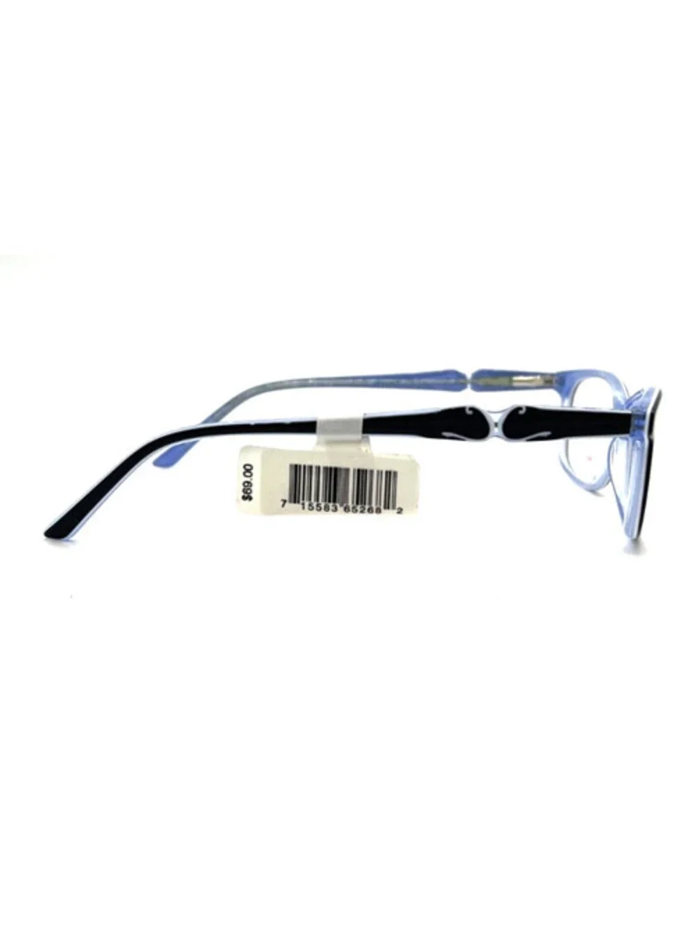 Candie's C Kris Blk Black Blue Square Authentic Eyeglass Frames 49-16-140